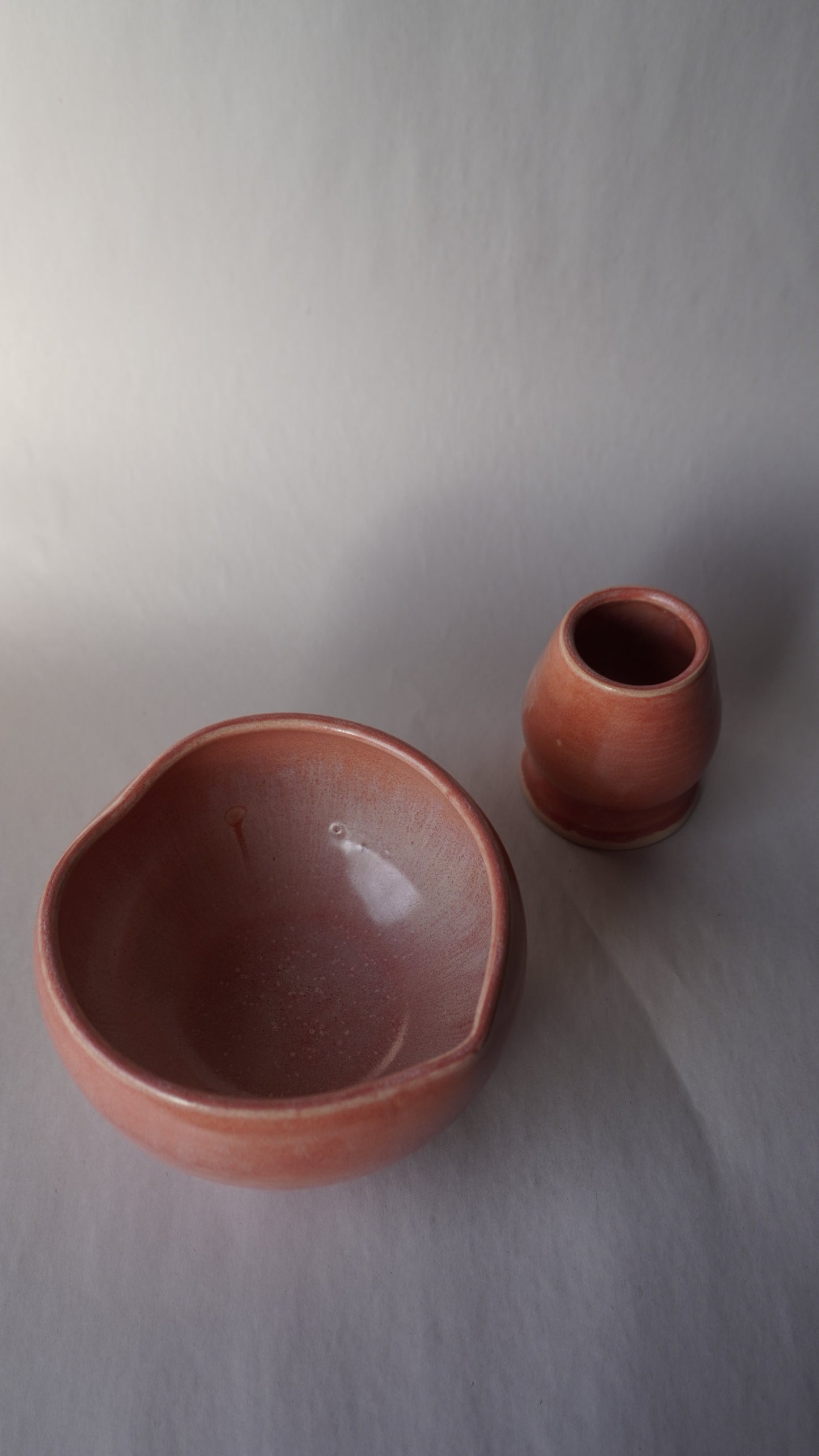 PINK HEART MATCHA BOWL
