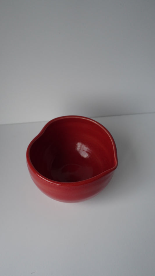 RED HEART MATCHA BOWL